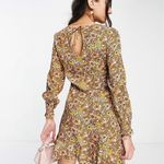 & Other Stories & Other Stories frill hem mini dress in 70's flower print Size 4 Photo 1