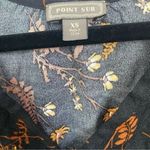 J.Crew Point Sur Shirt Drapey Open V Neck Womens Size XS Photo 2