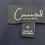 Connected Apparel  Women Multicolor Geometric Short Sleeves Boat Neck‎ Dress 12 Photo 6