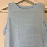 Halara  Women’s Sleeveless Crisscross Back Cropped Tank Top Light Blue XS NWT Photo 1