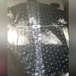 Vera Bradley  Sofie Kimono Wrap Robe Holland S/M black floral bell sleeve new. Photo 5