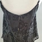 BCBGeneration Black Spaghetti Strap Tiered Shimmer Romper S Photo 4