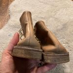 Free People  Truxton Lace Boots Size 38 Leather Pointed Toe Women's Brown Photo 4