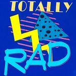 Vintage Retro 80s Totally Rad Graphic Tee T Photo 1