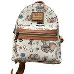 Lounge Fly Unisex  Disney Dumbo Kids Backpack - White and Brown Disneyland Rides Photo 0