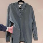 Athleta Seafoam Coaster Luxe Waffle Hoodie Photo 7