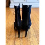 Bottega Veneta Short Suede Ankle Lace Up Boots 40 Black Stiletto EUC Photo 7