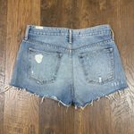 Lovers + Friends Denim Jack High Rise Cutoff Distressed Jean Shorts in Genesee Photo 5