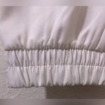 Melograno Dress Pants Women’s Size Large Color Pearl Waist Adjustment White Photo 6