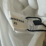 White Cotton Lace Trim Square Neck Dress XS New Photo 4