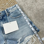 Alexander Wang NWT  Bite Zip High Rise Jean Shorts Cut Off in Pebble Bleach 25 Photo 13