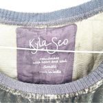Anthropologie  Kyla Seo Velvet Velour Short Sleeve Handmade Crewneck Photo 4