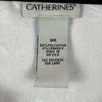 Catherines Maxi Dress Plus 3X Blue Floral Paisley Print Sleeveless Stretch Boho Photo 2