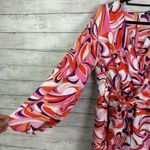 EXPRESS  Vibrant Print Long Sleeve Romper Size Large Photo 2