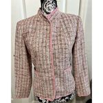 Coldwater Creek  Jacket Women's Petite 6 Boucle Tweed Pastel Blazer Coat‎ Photo 2