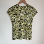 INC International Concepts Knit Top Size M Medium Womens Sequin Blouse Stretchy Black Photo 4