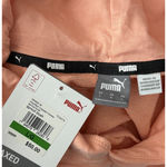 Puma Sweatshirt Women Large Orange Amplified Crop Hoodie Logo Casual Athleisure Photo 5