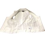 Bebe Danica Studded All Leather Vest Egret White Size S Photo 4