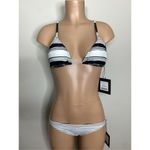 Norma Kamali New.  striped bikini. Retails $240. Medium Photo 2