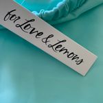 For Love & Lemons Aqua Satin Marie Mini Skirt Photo 5