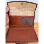 Dooney & Bourke ‎ Vintage All Weather Leather Wallet Brown Tan USA Made Photo 4