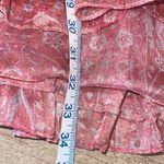 Misa Los Angeles Lillian Floral Print Ruffle Mini Dress Washed Rose Lilac Large Photo 12