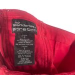 No Boundaries  Vintage Y2k Red‎ Juniors Size 3 Button & Tie Flare Pants Photo 8