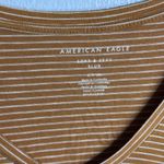 American Eagle  Women Stripe Soft & Sexy Slub Long Sleeve Shirt Size S. Photo 2