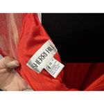 Sherri Hill 56134 Red Lace Halter Gown Sz 14 Photo 7