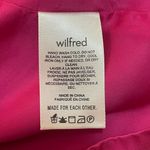 Wilfred  Aritzia magenta pink satin ruched cropped tank top women’s size large Photo 4