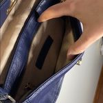 Talbots genuine leather purple saddle bag Photo 7