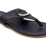 Nautica Hase T-Strap Leather Thong Sandals Photo 8