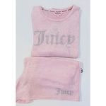Juicy Couture Plus Sz Y2K vibes Terry Cloth Sz 1X 2 Pc Short Set NWT Lola Pink Photo 1