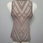 American Eagle  pale brown burnout graphic racerback tank size small Photo 4