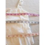 Urban Romantics Womens Blouse Tank Sz Small White Tiered Sleeveless Cottagecore Photo 11