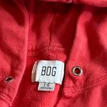 BDG  Urban Outfitters Red Hoodie Sweater Sweatshirt Cozy Terry Size Large Women's Photo 10