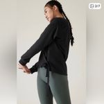 Athleta Athlete Retroterry Wrap Cotton Sweater Photo 1