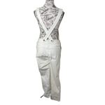 Pilcro and the Letterpress Anthropologie    Overalls Women's S26 Cream Denim Photo 1