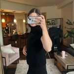 Short sleeve black sweater Photo 3