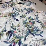 Cooper and Ella NWT Womens Tropical Sleeveless Pleated Top Multi-Color Size Medium Photo 9