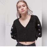 For Love & Lemons NWT  Savanna Cardigan Slub Cropped Photo 4