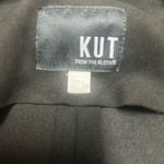 KUT from Kloth Kut From The Kloth Black Suede Open Front Moto Jacket Size Medium  Photo 3