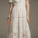 Anthropologie The Somerset Dobby Maxi Dress, gorgeous, fully lined version Photo 0