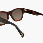Lanvin Mother & Child 55mm Rectangle Sunglasses Havana Red Photo 3