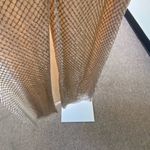 Mac Duggal NWT Beaded Butterfly Sleeve Column Gown in Nude Silver Sz 14 Photo 8