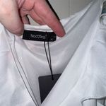 Noctflos‎ Women's XL White Floral Sleeveless Midi Dress Party Cocktail Photo 2