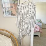 Keepsake The Label Fool in Love Mini Polka Dot Satin Dress White Photo 6