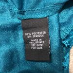 BCX NEW Velvet Dress Teal Dress with side pockets size S Photo 5
