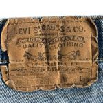 Levi's Levi’e Vintage RARE Blank Orange Tab High Rise Distressed Raw Hem Mom Jean short Photo 5