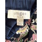 Umgee  Paisley Print Womens‎ Pants Large Multi Elastic Straight Leg Trousers Boho Photo 7
